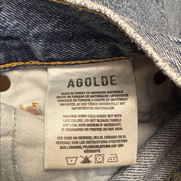 AGOLDE MIA JEANS size 23 - Picture 6 of 7